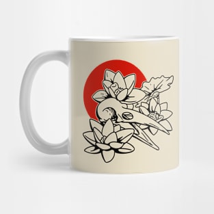 Red Moon Raven Mug